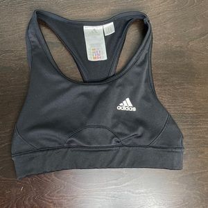 Women's Adidas Black cross-fit Athletic Sports Bra Size Small